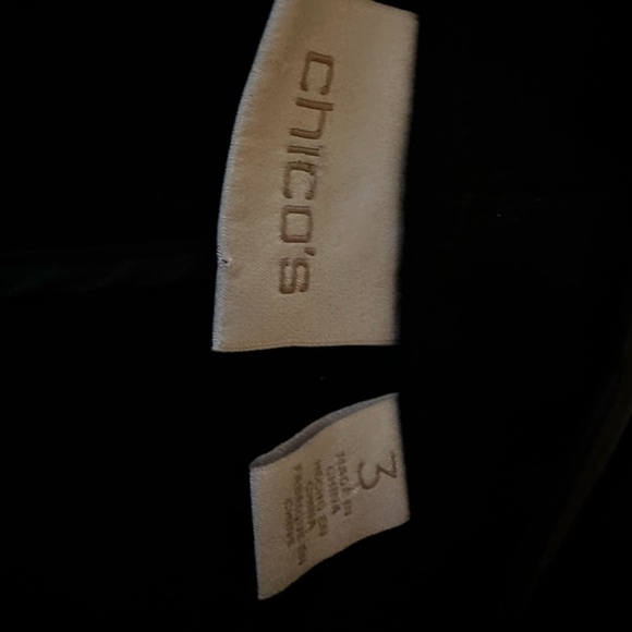 Chico Black Open-Front Sz 3 Blazer (16/18-XL) MSRP $169 Career wear Work Jacket - Picture 8 of 11